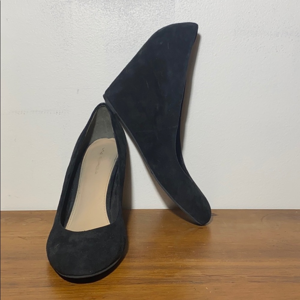 Via Spiga Black Wedges